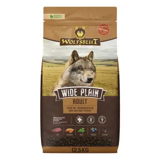 WOLFSBLUT Wide Plain Konina Mono - sucha karma dla psa - 12,5kg