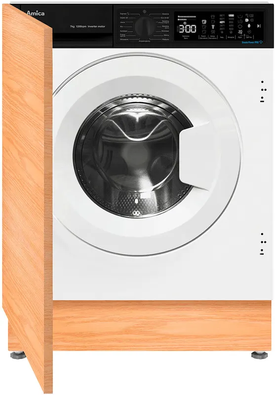 Pralka Amica WABIC712ALiStO 7kg 1200obr. SteamPower Pro OptiTime