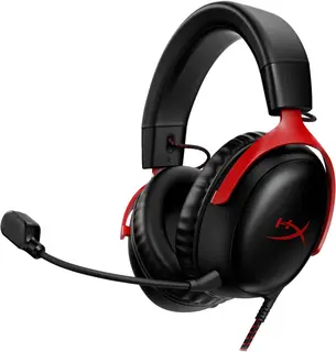 HyperX Cloud III — zestaw słuchawkowy dla graczy (czarny/czerwony)