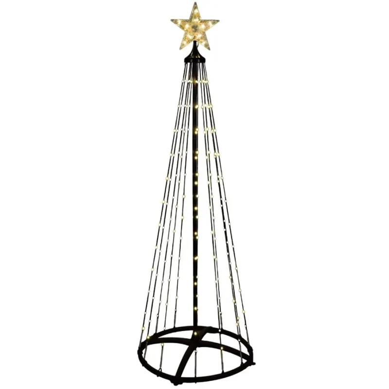 Choinka świecąca stożek zewnętrzna XXL 550 LED 300 cm