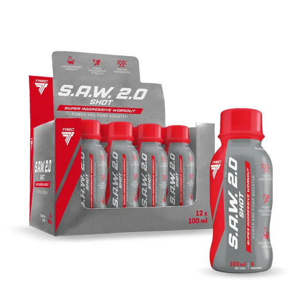 ZESTAW shotów S.A.W. 2.0 SHOT 12 szt. x 100 ml