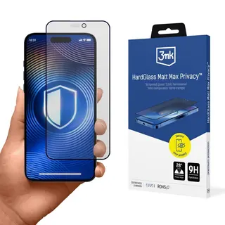 3MK Szkło prywatyzujace HardGlass Matt Max Privacy Apple iPhone 18 Pro
