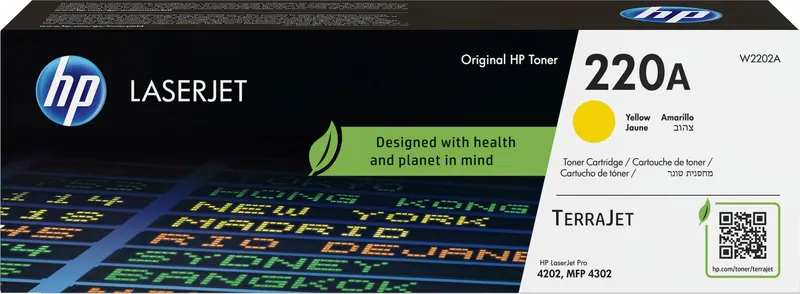 Oryginalny wkład z żółtym tonerem HP 220A LaserJet