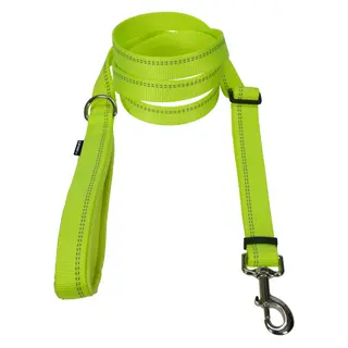 Icepeak Pet Highlight smycz, neonowożółta - Rozmiar S: dł. 120 - 200 cm, szer. 20 mm