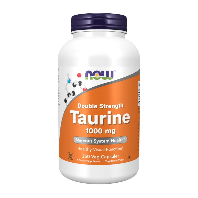 Aminokwasy Now Foods Taurine DS 1000mg 250vcaps