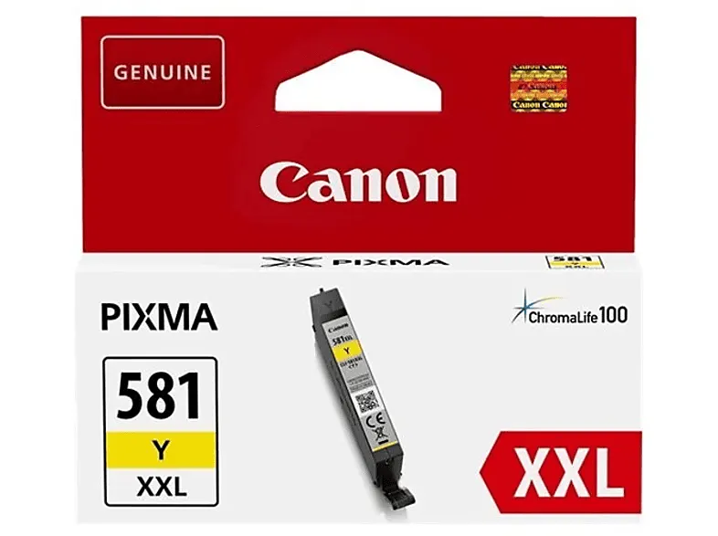 Tusz CANON CLI-581Y XXL Żółty