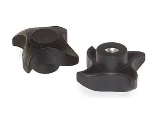 Pokrętło krzyżowe z wmontowaną nakrętką D-46,5mm M8