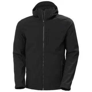 Helly Hansen Paramount Hooded, kurtka softshellowa męska, czarna