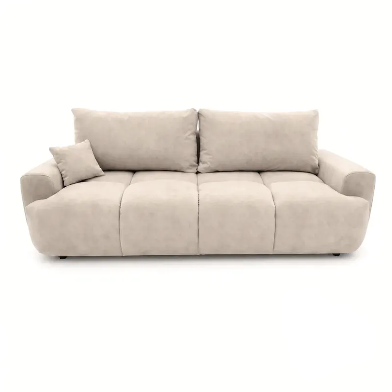 Kanapa, PELAGO, velvet, 239x102x93 cm, beżowy | TYLETEGOTU
