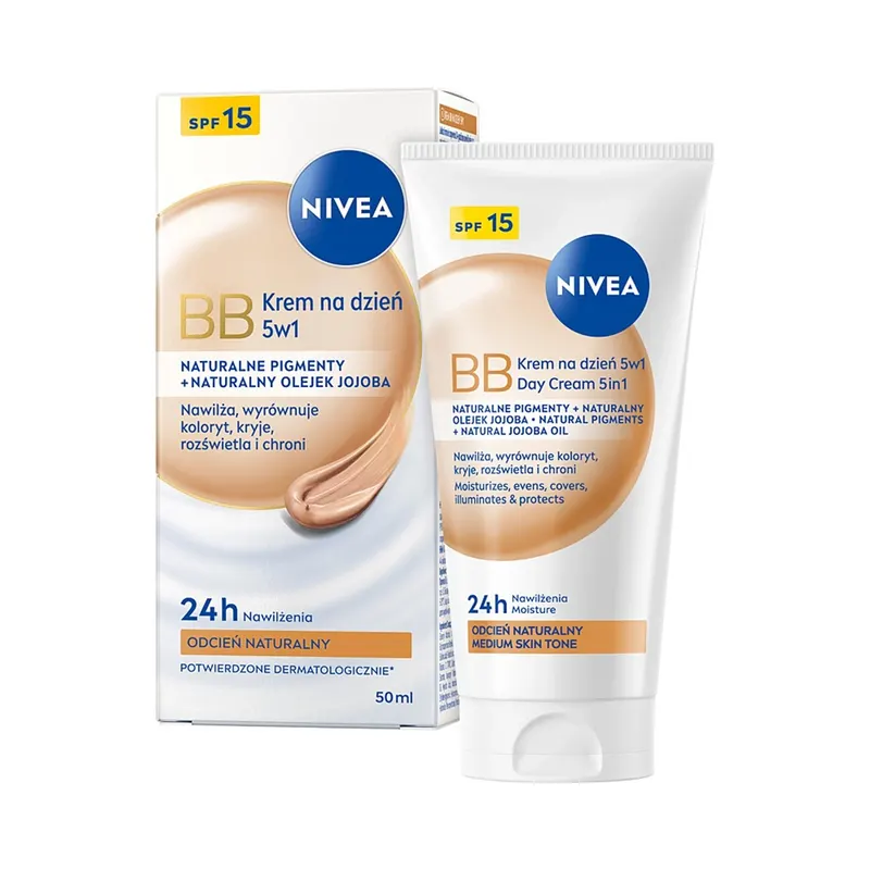 NIVEA 5w1 Krem BB SPF15 Odcień Ciemny