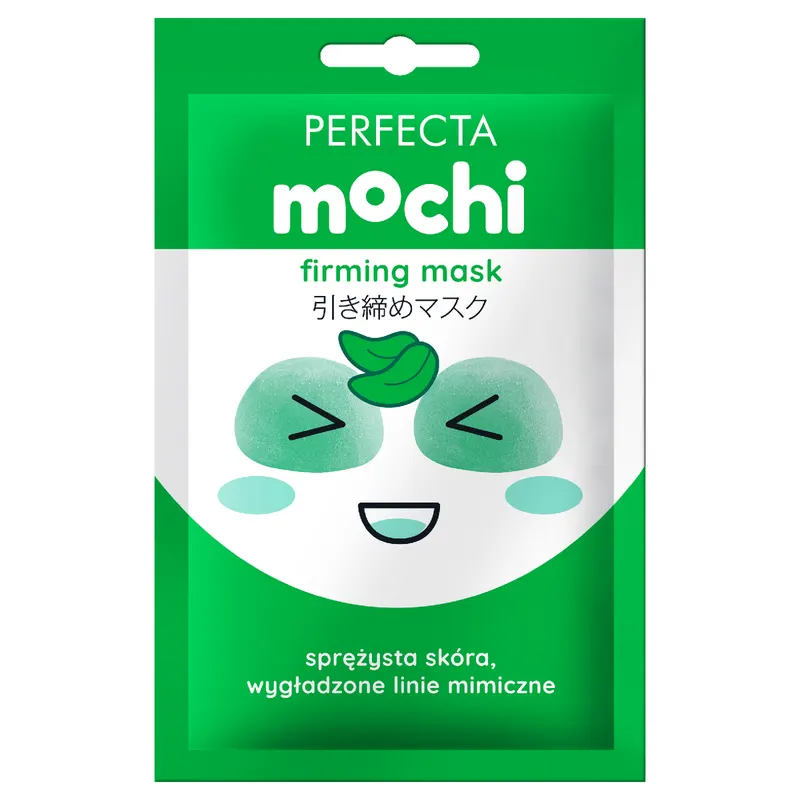 Perfecta Mochi Firming Mask maseczka ujędrniająca do twarzy z olejem tsubaki, spilantolem, mączką ryżową i ekstraktem z alg 8 ml