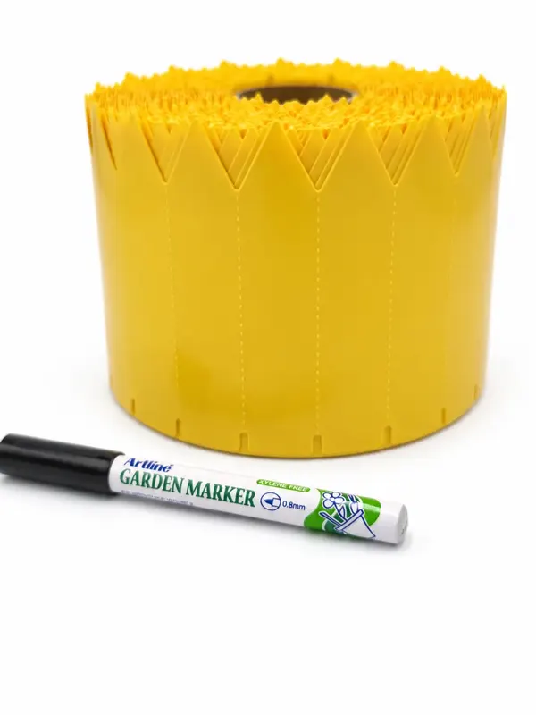 MARKER + Etykiety ogrodnicze/sadownicze wtykane - strzałki 105mm x 23,5mm Żółte 2500szt