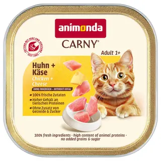 animonda Carny Adult, 32 x 85 g - Kurczak i ser