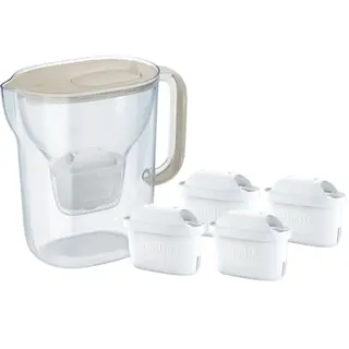 Dzbanek filtrujący Brita Style Essential XL Piaskowy + 4 wkłady Maxtra Pro Pure Performance