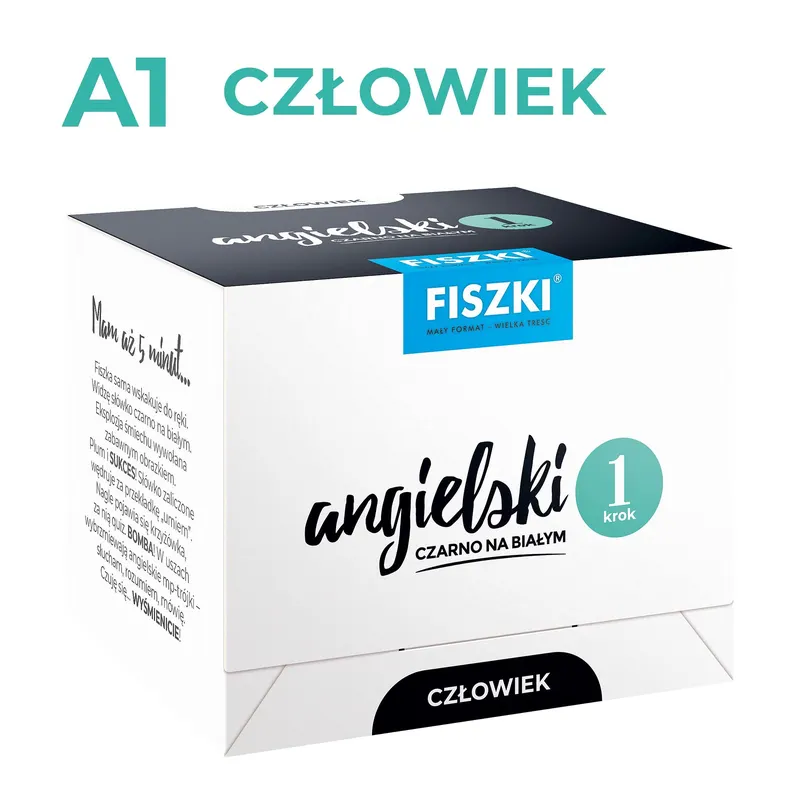 FISZKI - język angielski - Człowiek - krok 1 (poziom A1)