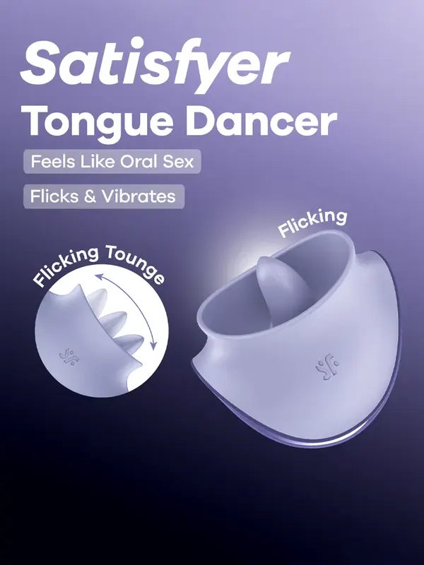 Satisfyer Tongue Dancer Flicking Clitoral Stimulator