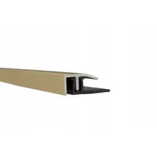 Aluminiowa listwa zakończeniowa 20mm Piasek z profilem bazowym PVC 2,7m