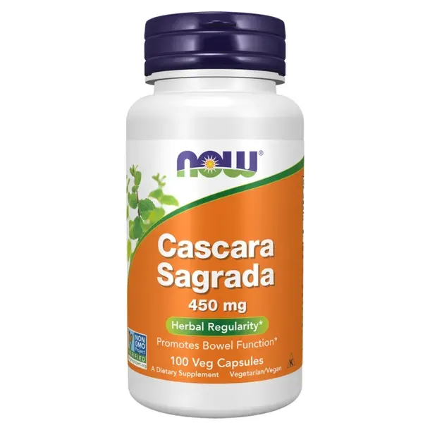 NOW Cascara Sagrada 450 mg 100 kapsułek