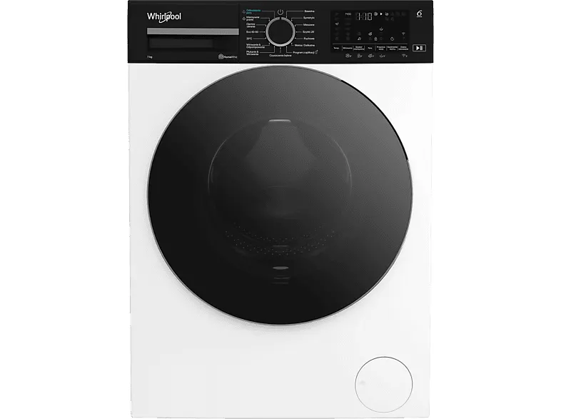 Pralka WHIRLPOOL WAM764WKBCPL Slim 7kg 1400obr. HomeWhiz FreshCare+ ColdWash Biało-czarny