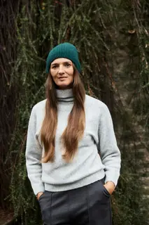 Czapka beanie zielona