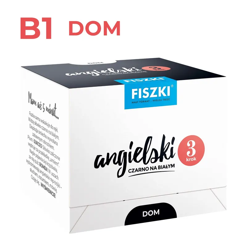 FISZKI - język angielski - Dom - krok 3 (poziom B1)