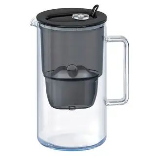 Dzbanek filtrujący szklany Aquaphor Glass 2,5l CZARNY z 1x wkład Maxfor Mg
