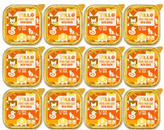 TILLO Pasztet Kaczka - mokra karma dla kota - 12x100g