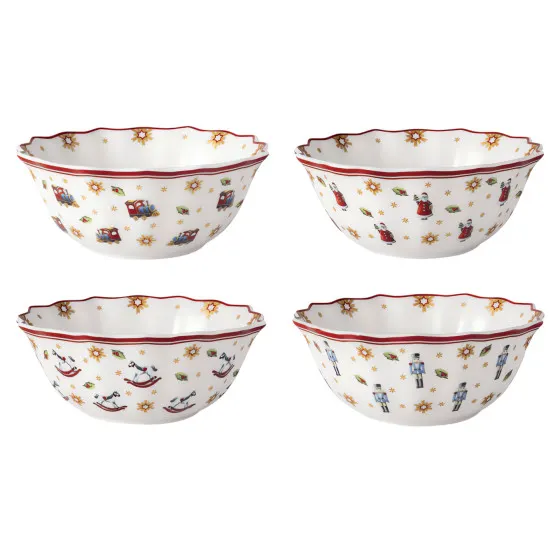 Villeroy & Boch Toy's Delight Anniversary Edition zestaw 4 miseczek, 15 cm