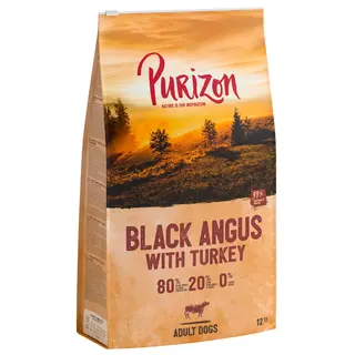 Purizon Adult, wołowina Black-Angus i indyk, bez zbóż - 12 kg