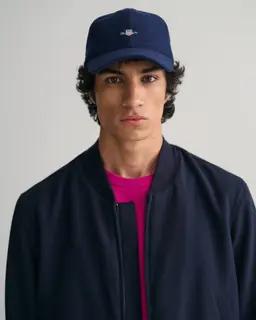 Gant Czapka Z Daszkiem Unisex Granatowa