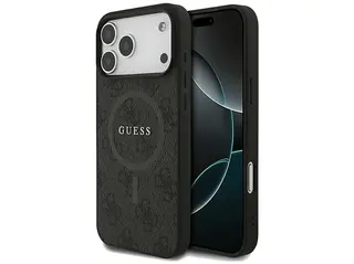 Etui GUESS 4G Ring Classic Logo MagSafe do iPhone 17 Pro Max Czarny