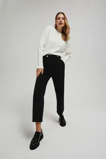 Spodnie z kantem czarne