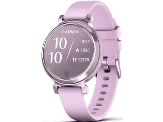 Smartwatch GARMIN Lily 2 Metallic Lilac 35mm 010-02839-01 z paskiem silikonowym w kolorze