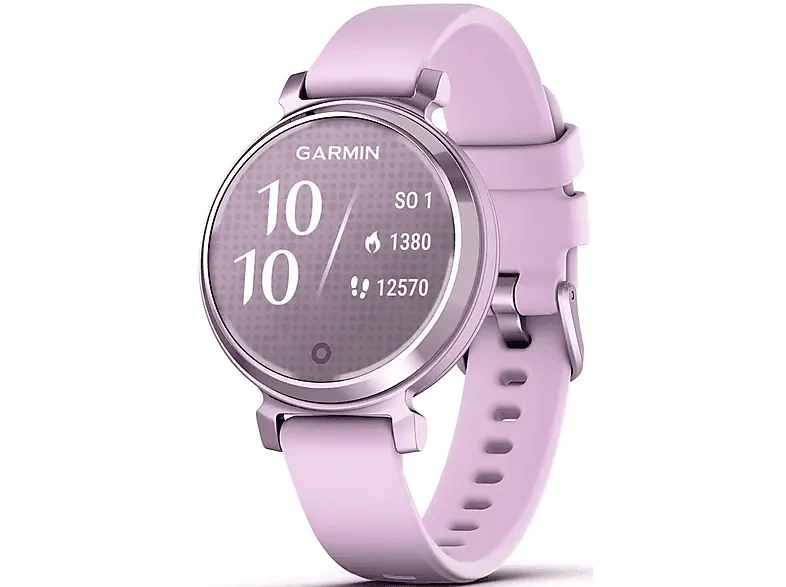 Smartwatch GARMIN Lily 2 Metallic Lilac 35mm 010-02839-01 z paskiem silikonowym w kolorze