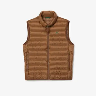 Lacoste Pikowana Kamizelka Męskie Brązowy