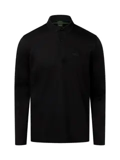 BOSS Green koszulka polo - Pirol Mężczyźni Bawełna czarny, XL