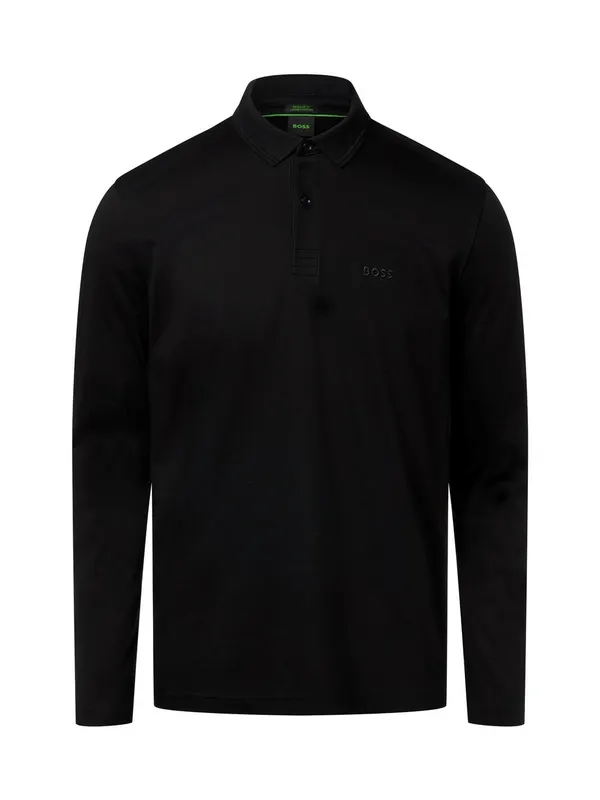 BOSS Green koszulka polo - Pirol Mężczyźni Bawełna czarny, XL