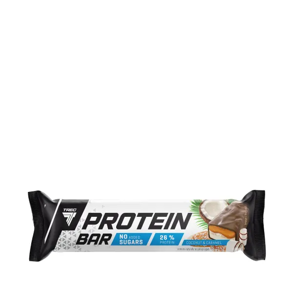Baton białkowy PROTEIN BAR COCONUT & CARAMEL z nadzieniem kokosowym i karmelowym - 48 g