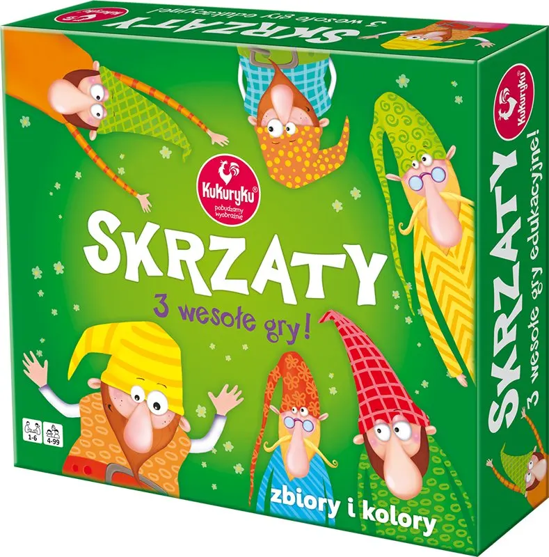 Skrzaty Gra Edukacyjna Kukuryku 3 Wesoły Gry dla najmłodszych 4+