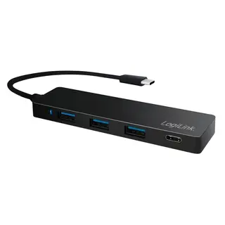 LogiLink Ultra-slim USB 3.2 Gen1x1 USB-C, 4-port hub