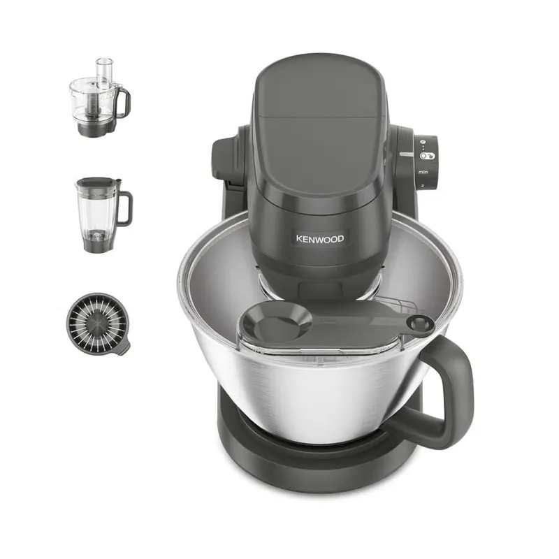 Kenwood Mikser stojący Multi Tasker w kolorze szarym z blenderem i robotem kuchennym KHC30.050GY