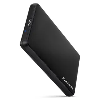 AXAGON EE25-SL Obudowa zewnętrzna plastikowa, bezśrubowa, USB 3.2 Gen 1 SATA 6G 2.5, czarna