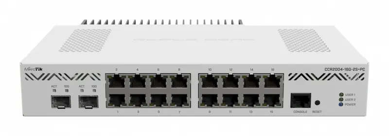Mikrotik Router Przewodowy CCR2004-16G-2S+PC
