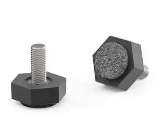 Stopka stała sześciokątna z filcem SW-25mm M10 x 40mm