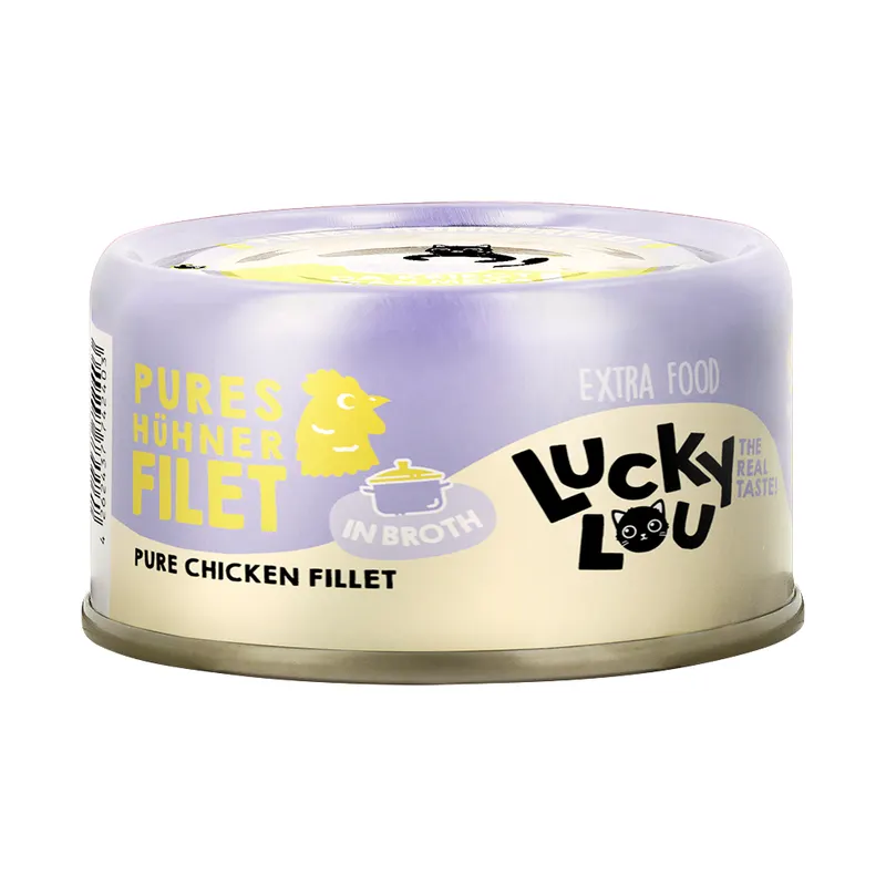 Lucky Lou Extra Filet w bulionie, 12 x 70 g - Filet z kurczaka