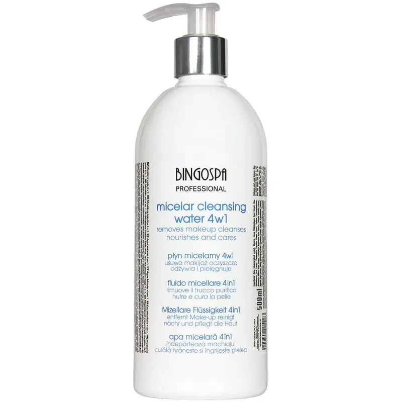 Płyn micelarny 4 w 1 do każdego rodzaju skóry 500 ml BINGOSPA Professional