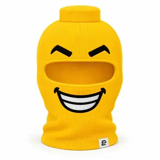 Kominiarka Termoaktywna na wzór LEGO Pełny Uśmiech Żółta Zimowa EVERSTORE