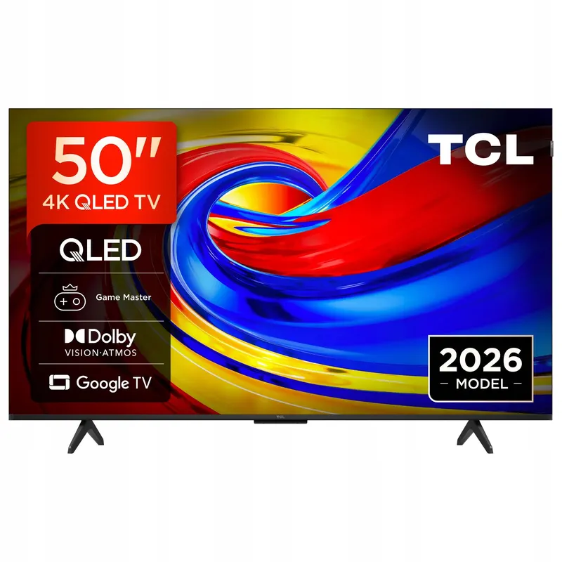 Telewizor Tcl 50P7L 50” Qled 4K Uhd Google Tv Dolby Vision Dolby Atmos Hdr