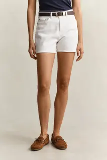 Gant Szorty Damskie Regular Fit Białe