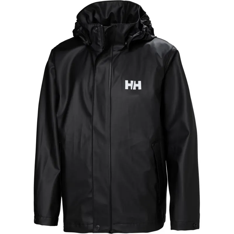 Helly Hansen Moss, kurtka przeciwdeszczowa, junior, czarny